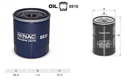Масляный фильтр NAC NAC-8816
