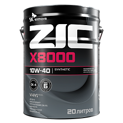 Моторное масло ZIC X8000  10W-40  20 л. синт.
