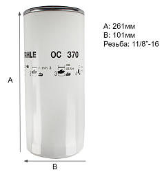 Масляный фильтр MAHLE OC370